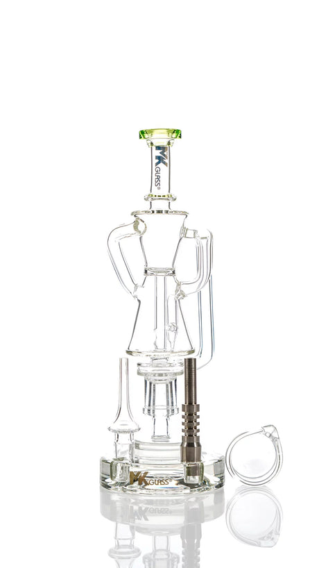 SYFY GOG 10'' Recycler Cyclone w/ Nectar Collectors Blue - TPCSUPPLYCO