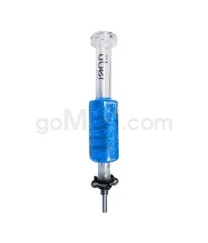 Uber Glass 6" Freezable Nectar Collector Straw - Blue - TPCSUPPLYCO