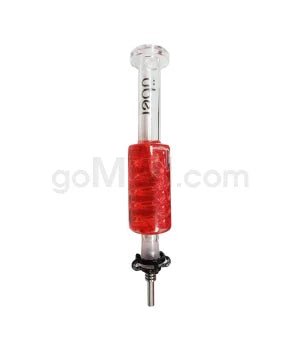 Uber Glass 6" Freezable Nectar Collector Straw - Red - TPCSUPPLYCO
