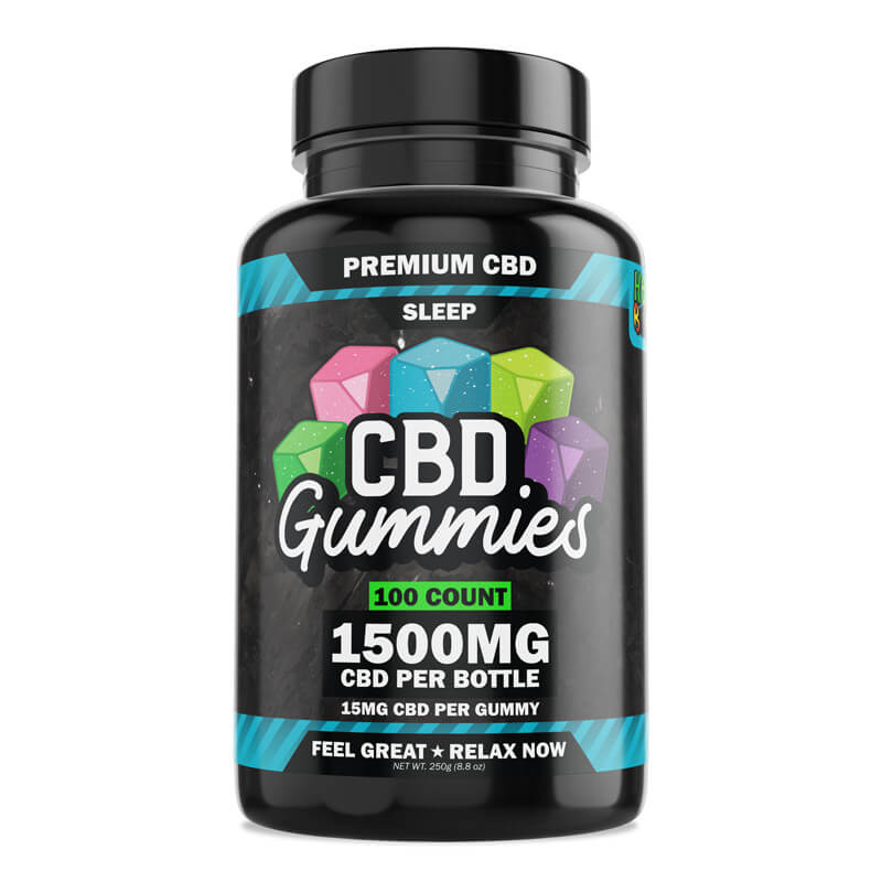 100 - Count CBD Gummies for Sleep 1500MG - TPCSUPPLYCO