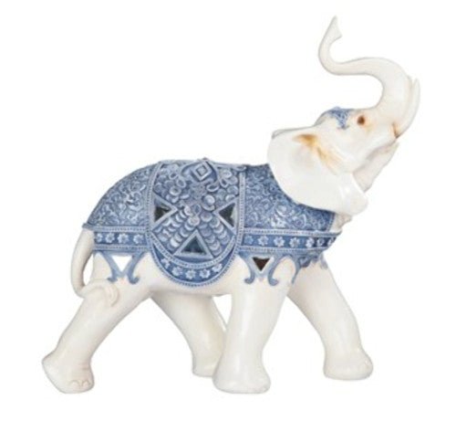 12 1/2" Blue/White Thai Elephant 88224 - TPCSUPPLYCO