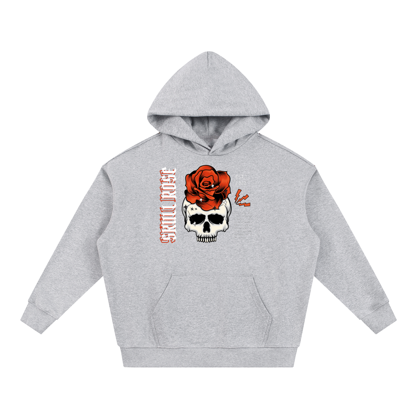Skull Rose Essential Heavyweight Hoodie