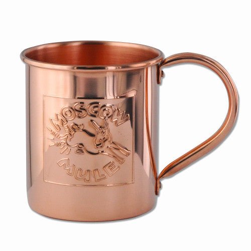 13.5oz Embossed Logo, Copper Moscow Mule Mug - TPCSUPPLYCO