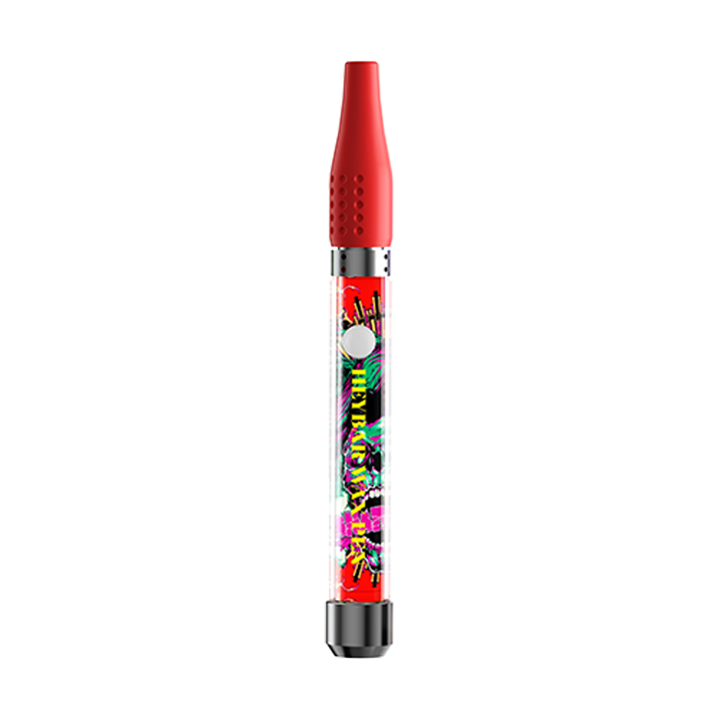 Heybar Wax Pen Transparent Vaporizer - Red