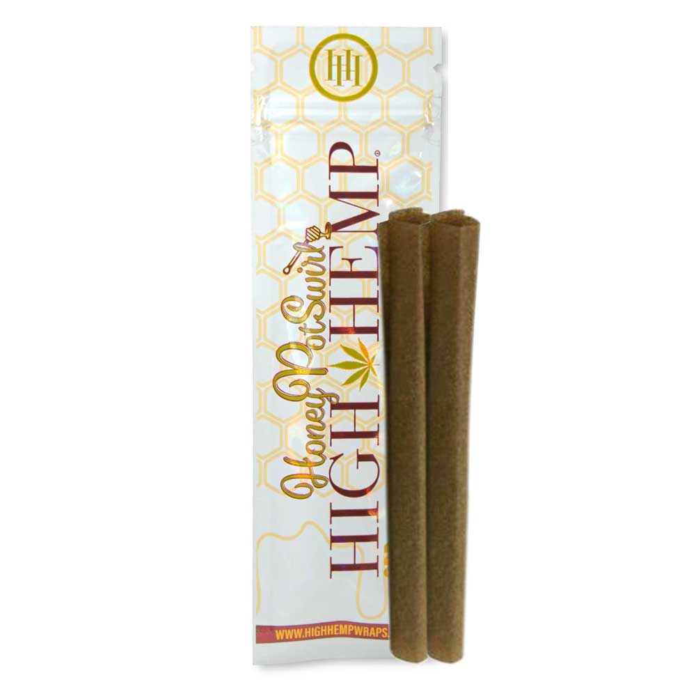 High Hemp Organic Wraps-Honey Pot Swirl 2pk 25ct