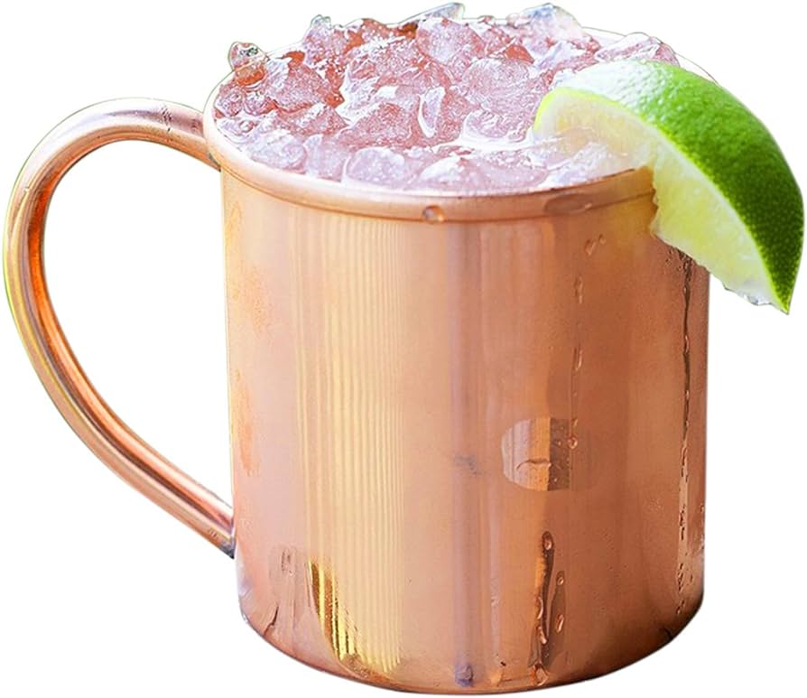 4 Pack - 18oz Solid Copper Moscow Mule Mugs