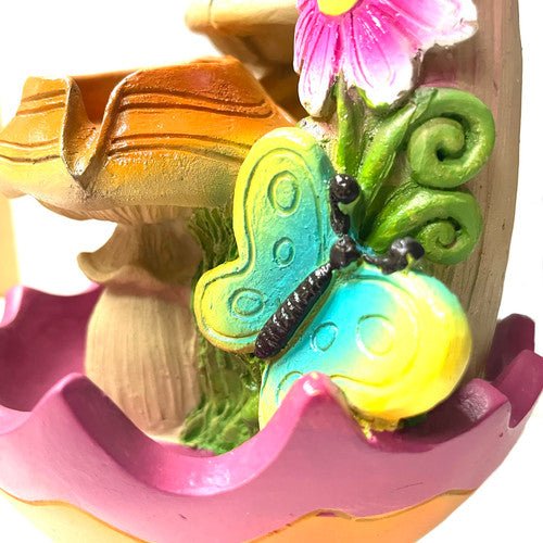 6.5" Flowering Mushroom Backflow Incense Burner - TPCSUPPLYCO