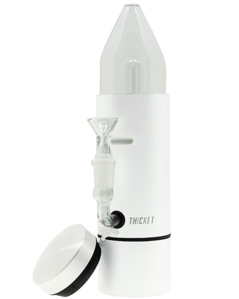 Thicket Lite 7" All-in-One Portable Waterpipe - White