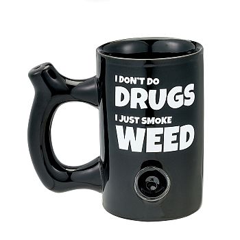 Fashioncraft 6" Ceramic Pipe Mug-I Don't Do Drugs