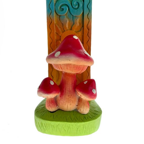 9.5" Upright Mushroom Incense Burner - TPCSUPPLYCO