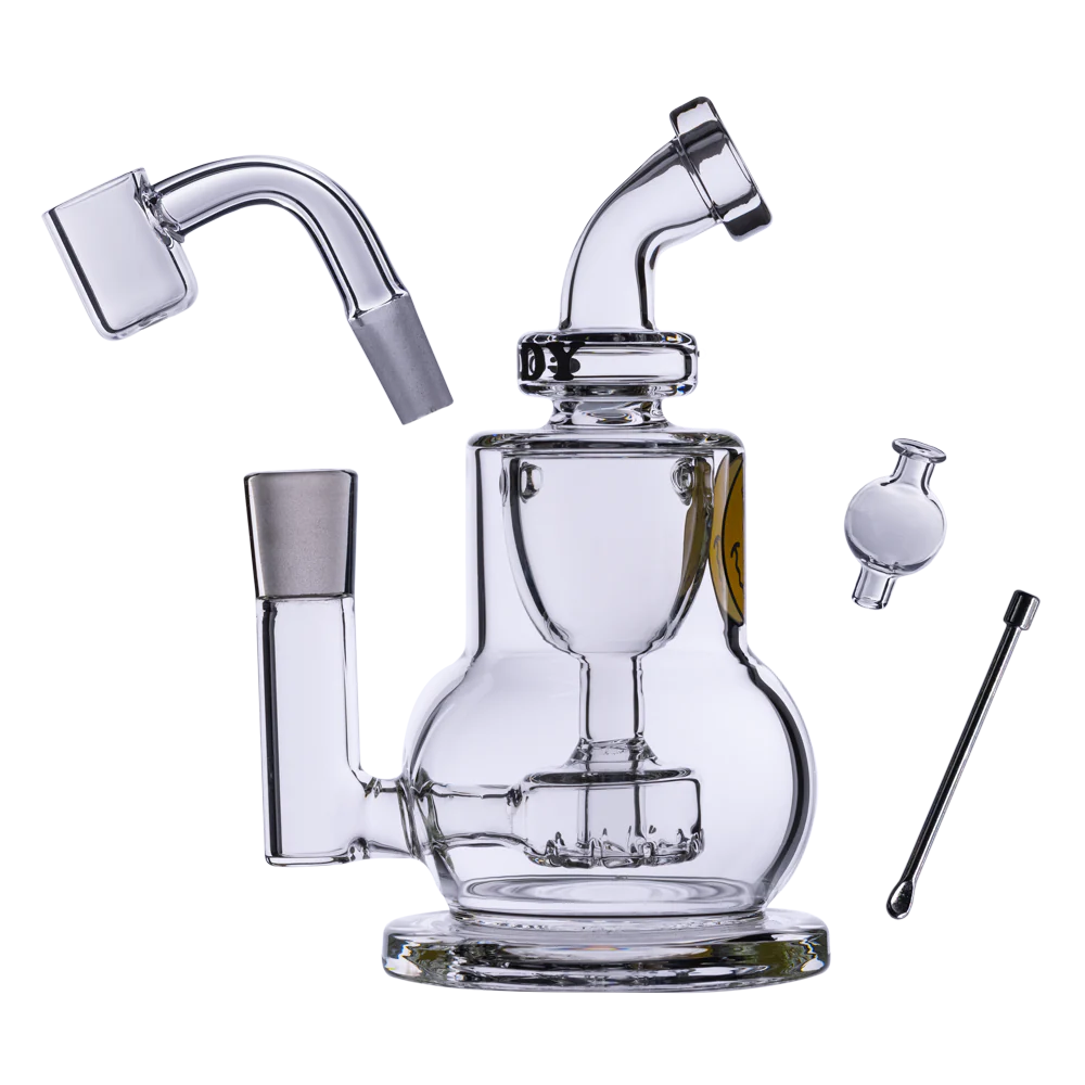 Goody 5" GOG The Chief Mini Rig 4-Piece Kit - Clear
