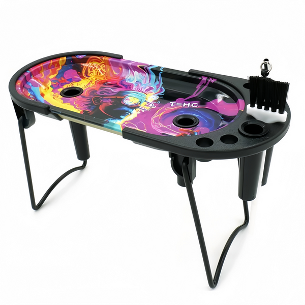 Multifunctional Rolling Tray Table Set Smoking Accessories Rolling Tray with Stand