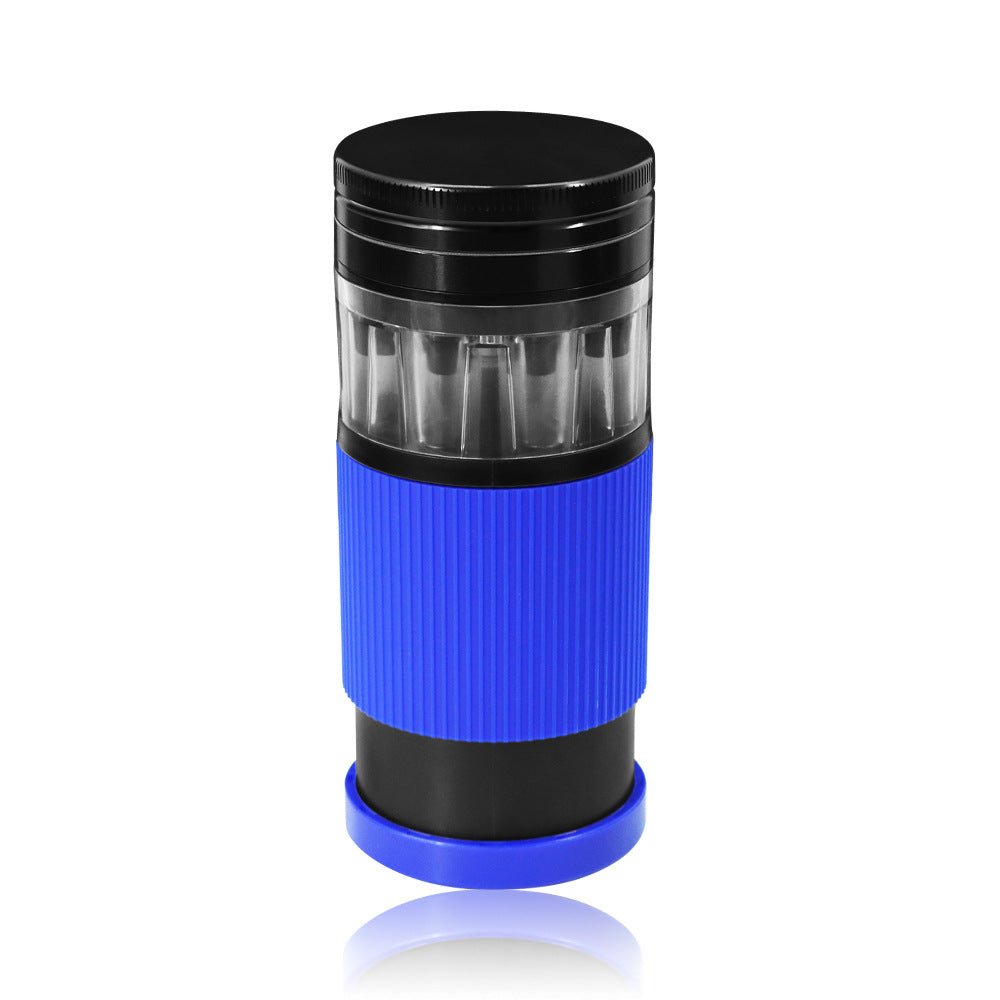 70mm Metal Coffee Grinder with Integrated Smoking Set Horn Tube Gift Box