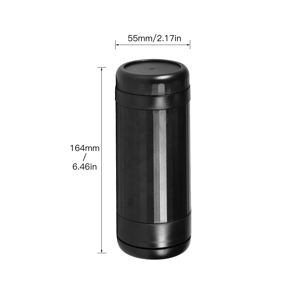 Long Storage Container Stash Magnetic 4 Layers USB Funnel Loader Automatic Electric Herb Grinder Automatic Electric Herb Grinder