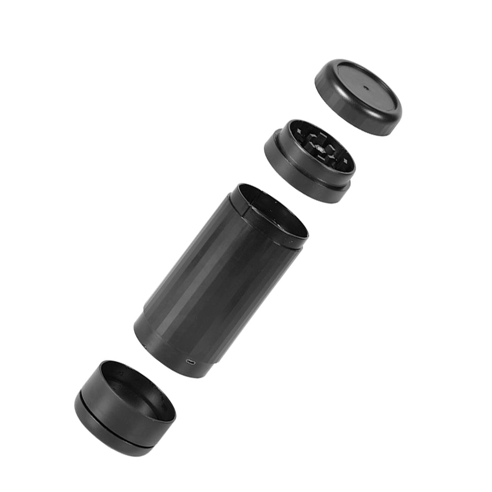 Long Storage Container Stash Magnetic 4 Layers USB Funnel Loader Automatic Electric Herb Grinder Automatic Electric Herb Grinder
