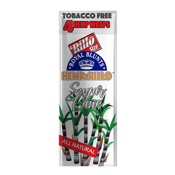 Royal Blunts Hemparillo Hemp Wraps 4/pk 15ct/bx - Sugar Cane