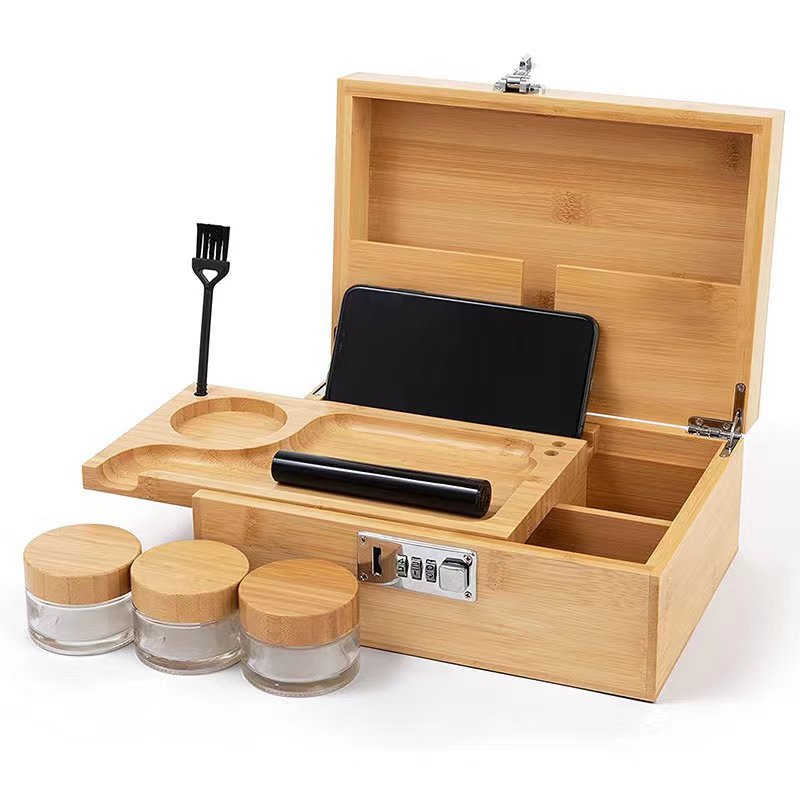 TPC Stash Box – Premium Wooden Herb Storage Kit