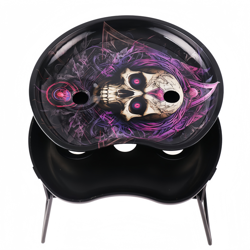 Black Tray Set Smoking Multifunctional Stand up Rolling Tray with Roll Cone Filling Function
