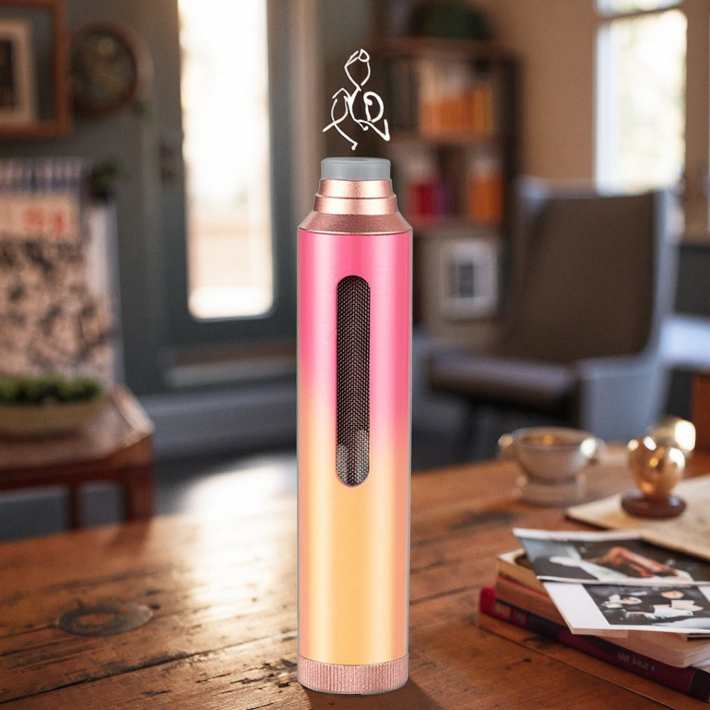 Modern Portable Ashtray Cigarette Holder Ash Packed Smokeless Wooden Ash-free Car Handheld Ashtray Smoking Accessory