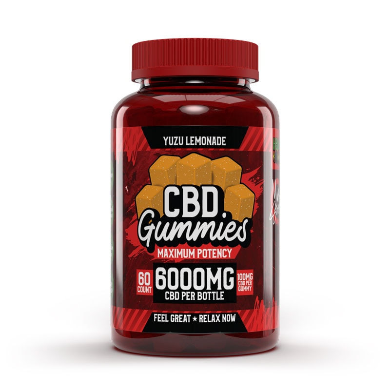 Hemp Bombs CBD Max 6000mg Gummy 60CT/JR - Yuzu Lemonade