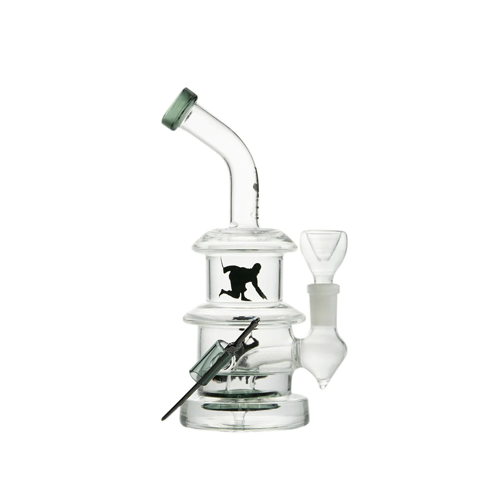 Hemper 7" 3mm GOG Rig w/ Showerhead Perc - Ninja