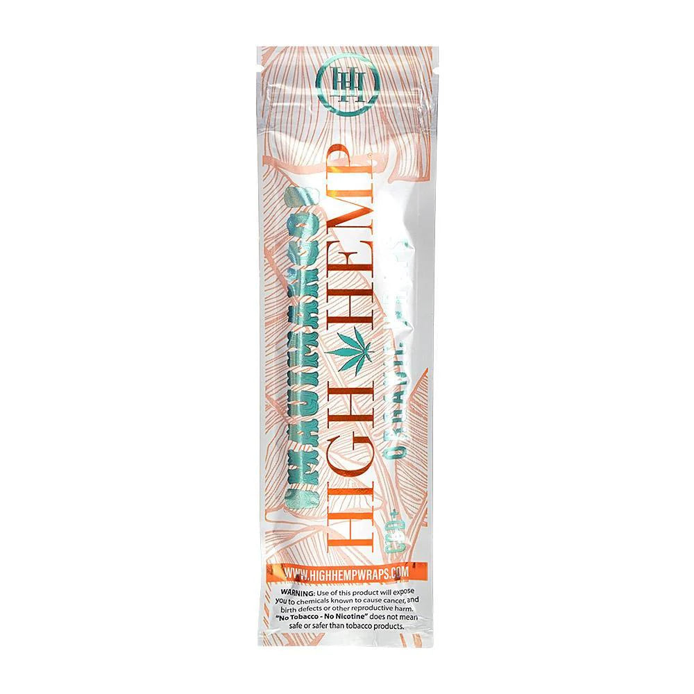 High Hemp Organic Wraps-Maui Mango 2pk 25ct