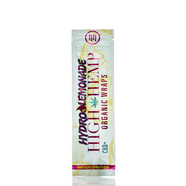 High Hemp Organic Wraps-Hydro Lemonade 2pk 25ct