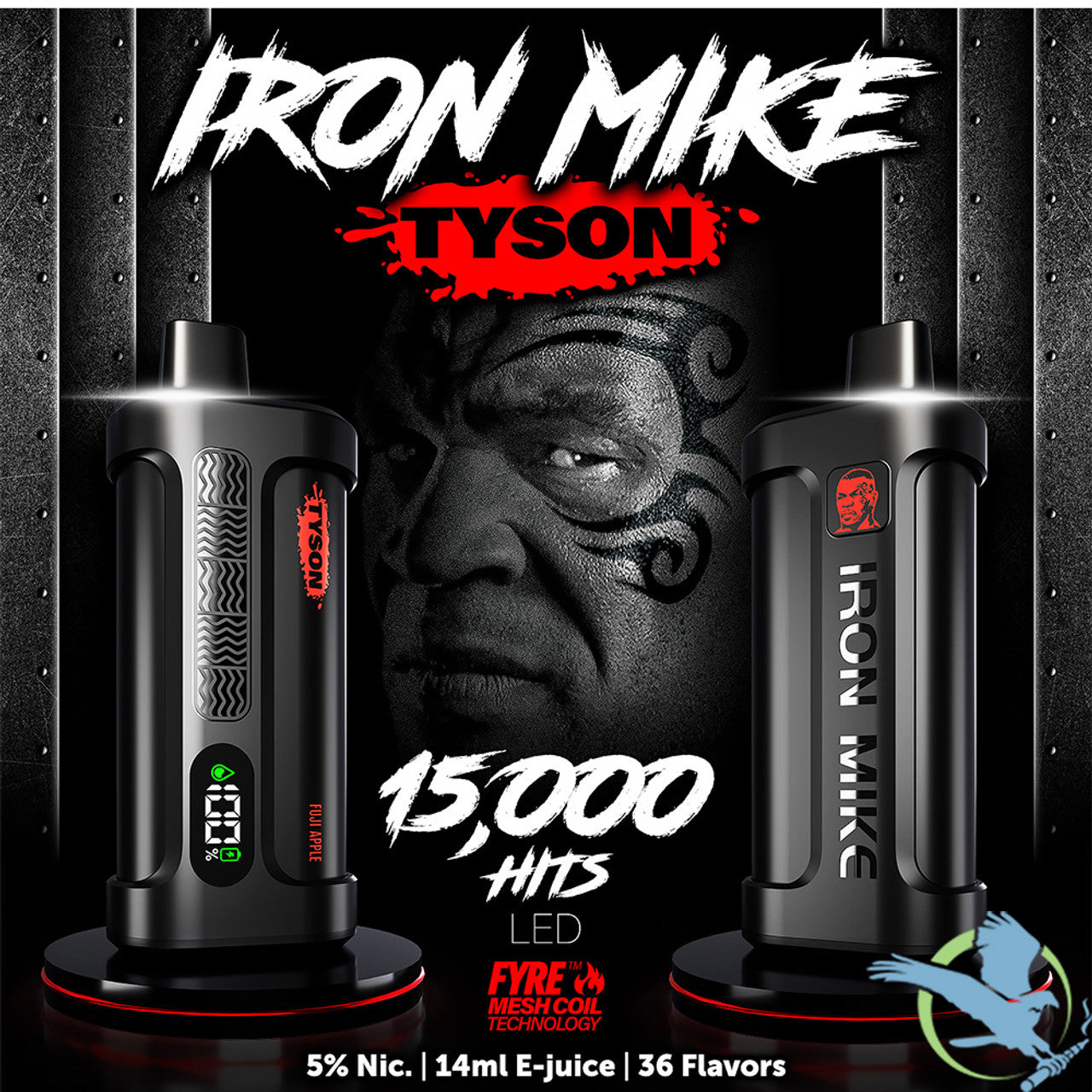 Iron Mike Tyson LED Disposable 14ml 5%