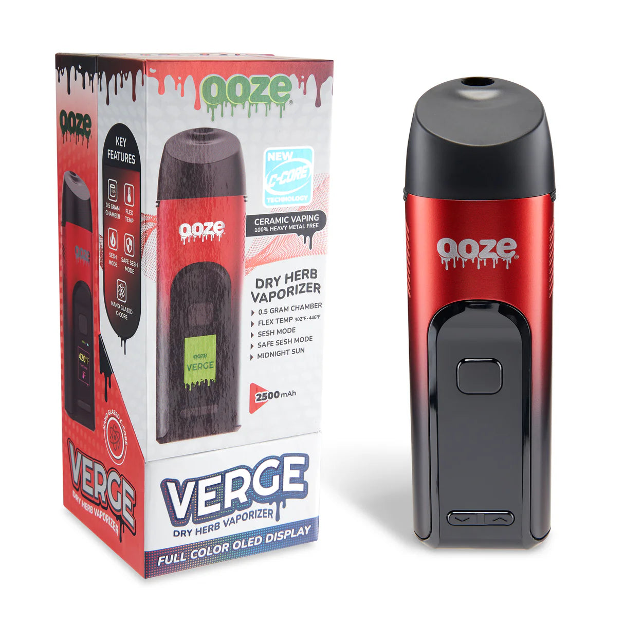 Ooze Verge Dry Herb Vape - Midnight Sun