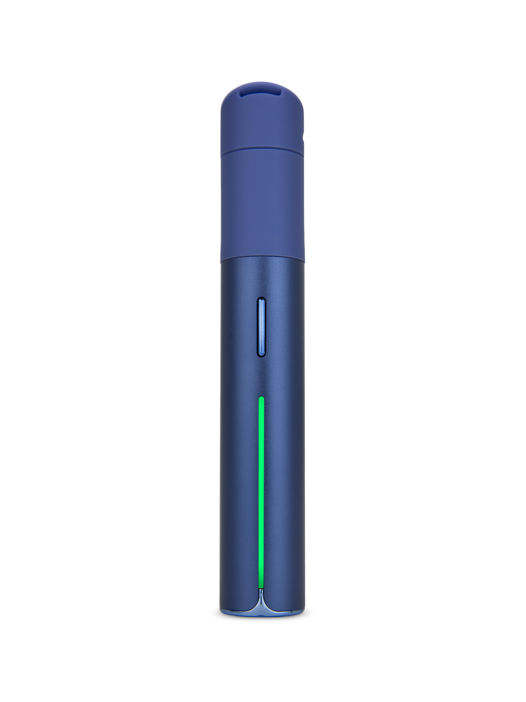 Puffco Pivot Sapphire Front Facing Light On