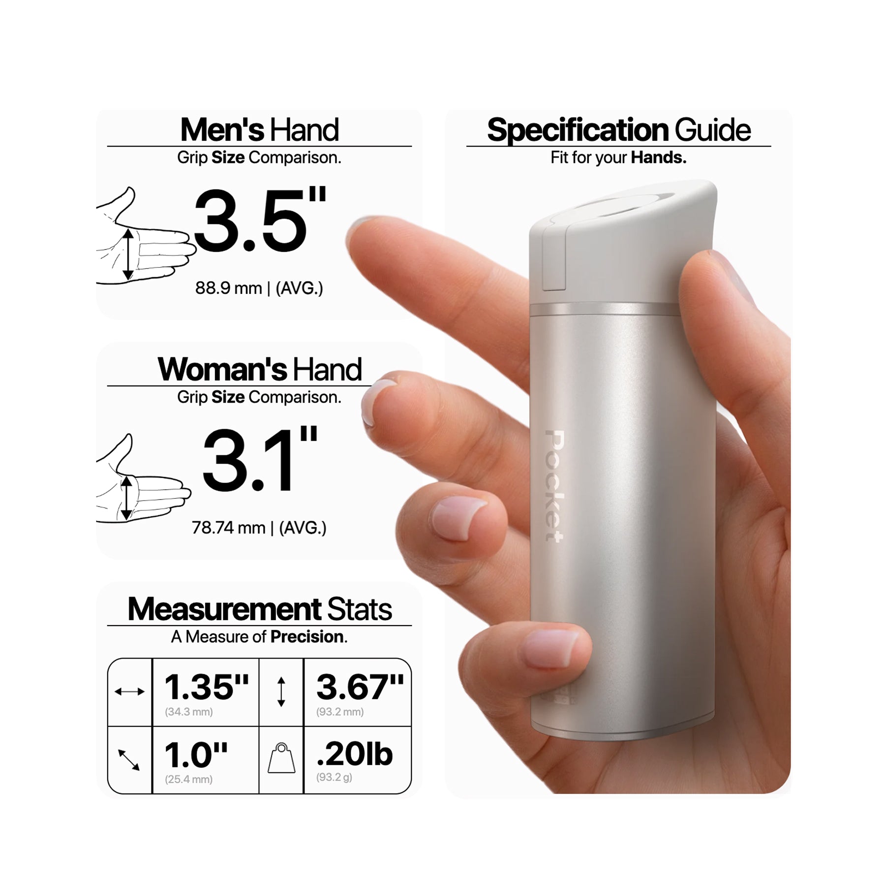 Yocan Black Pocket Vaporizer Features - Precision Temp
