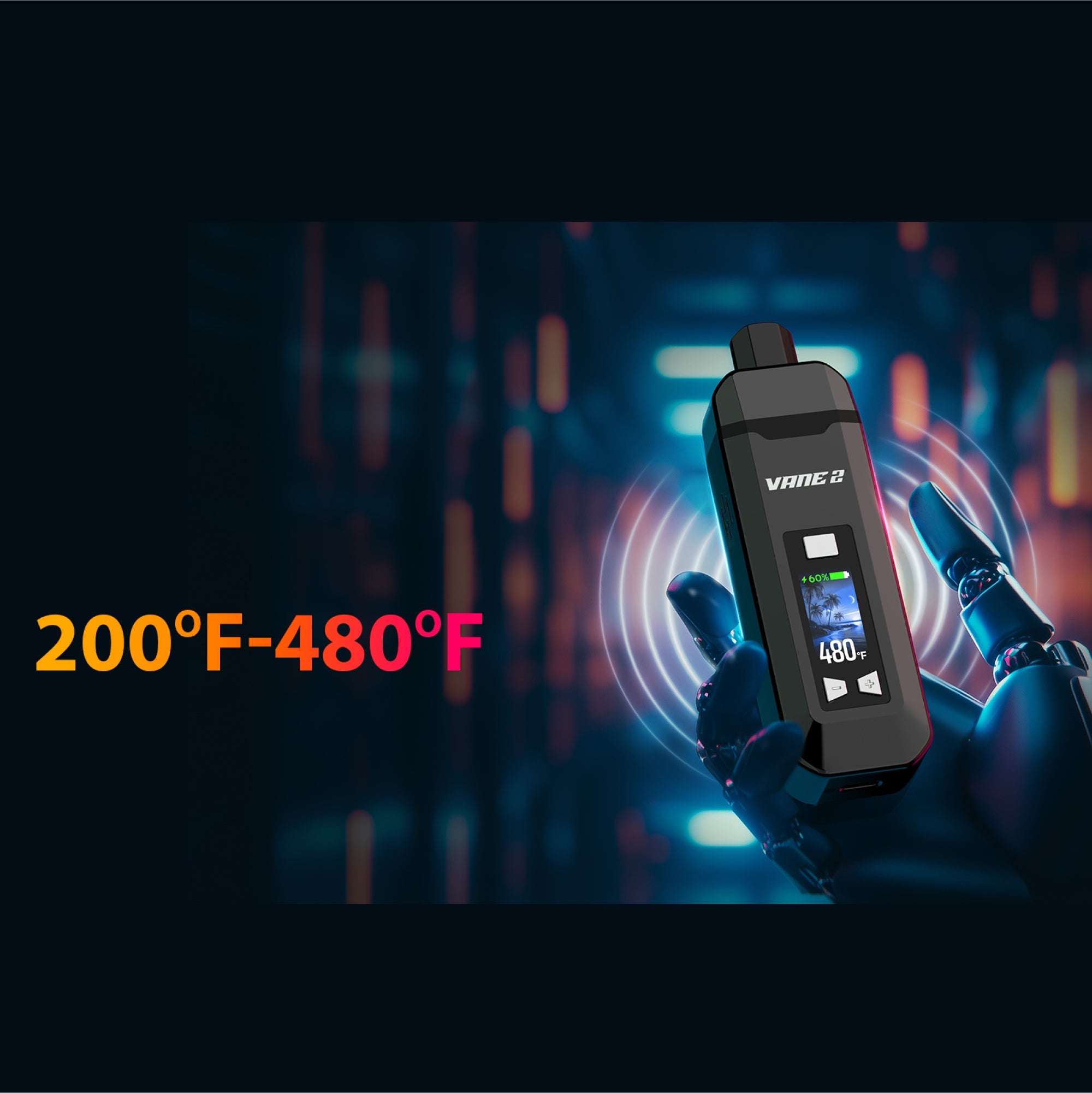 Yocan Vane 2 Features - USB-C Charging