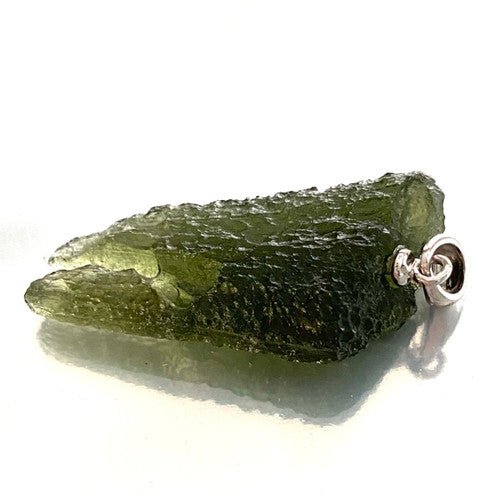 AA Rough Genuine Moldavite Pendant 4.5gm Average 1 Piece Assorted - TPCSUPPLYCO