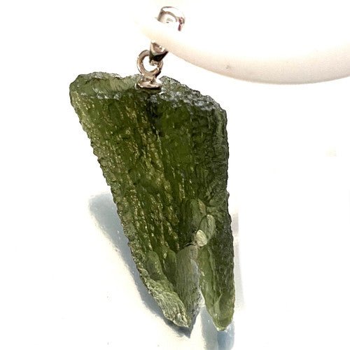 AA Rough Genuine Moldavite Pendant 4.5gm Average 1 Piece Assorted - TPCSUPPLYCO