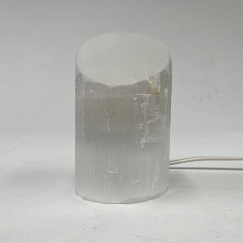 Angle Cut Selenite Lamp 5.9" 15cm with Cord - TPCSUPPLYCO