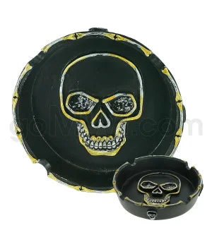 Ashtray Polystone Skull 48/cs*