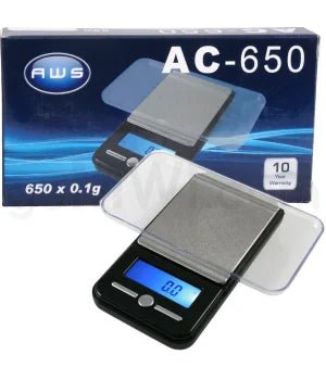 AWS AC - 650 650g x 0.1g Pocket Scales - TPCSUPPLYCO