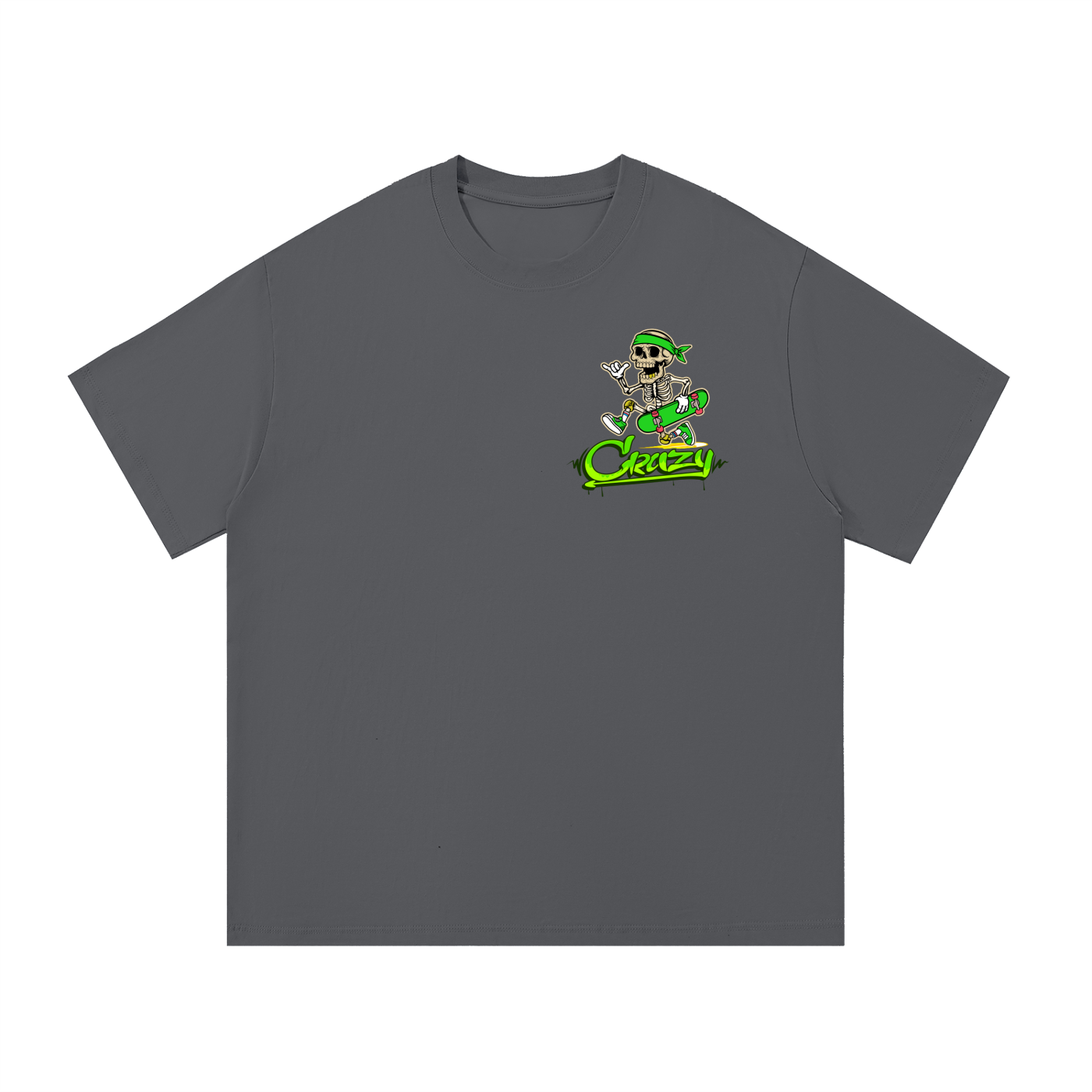 Green & White Essential Cotton T-Shirt