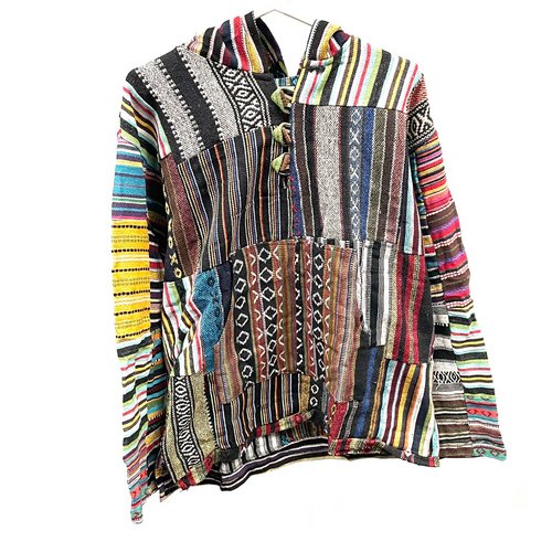 Baja Button Jacket Patchwork - TPCSUPPLYCO