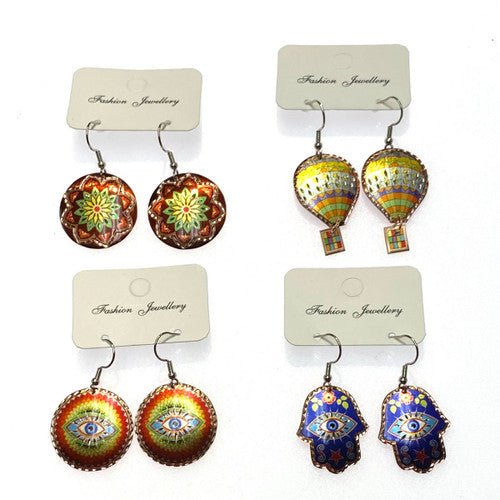 Beautiful Copper Earrings from Turkey 1 Count Assorted - TPCSUPPLYCO