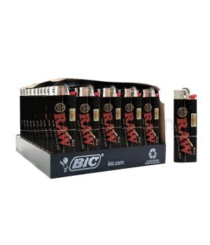 BIC Disposable Lighter 50CT/BX - Raw Black - TPCSUPPLYCO