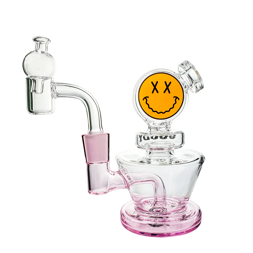 Goody 3" GOG Big Face Mini Rig 4-Piece Kit - Pink