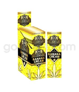 Billionaire Hemp Wraps 2pk 25ct/bx - Banana Cream - TPCSUPPLYCO