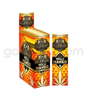 Billionaire Hemp Wraps 2pk 25ct/bx - Milli Mango - TPCSUPPLYCO