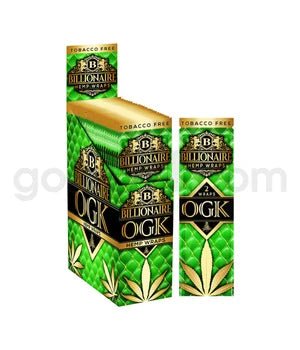 Billionaire Hemp Wraps 2pk 25ct/bx - OGK - TPCSUPPLYCO