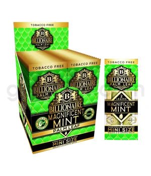 Billionaire Palm Mini Wraps 2pk 24ct/bx - Magnificent Mint - TPCSUPPLYCO