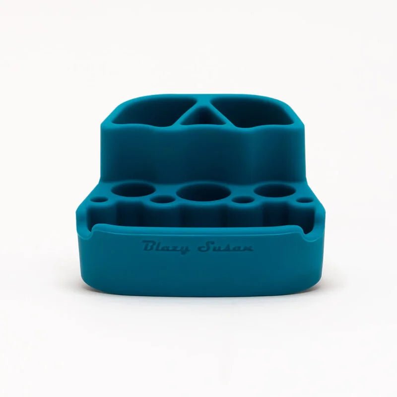 Blazy Susan Silcone Dab Station 3" - Teal - TPCSUPPLYCO