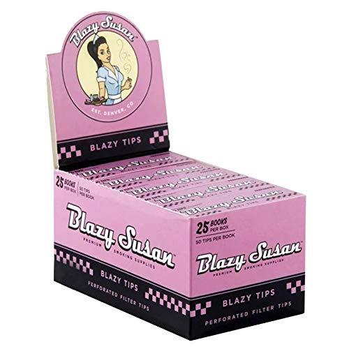 Blazy Susan Tips 50PK 25CT/BX - Pink - TPCSUPPLYCO