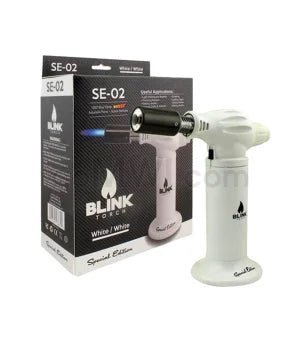 Blink Table Torch 7.5" SE - 02 Dual Torch - White - TPCSUPPLYCO