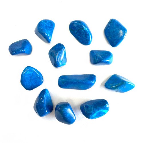 Blue Howlite Tumbled Stone by the Pound - TPCSUPPLYCO